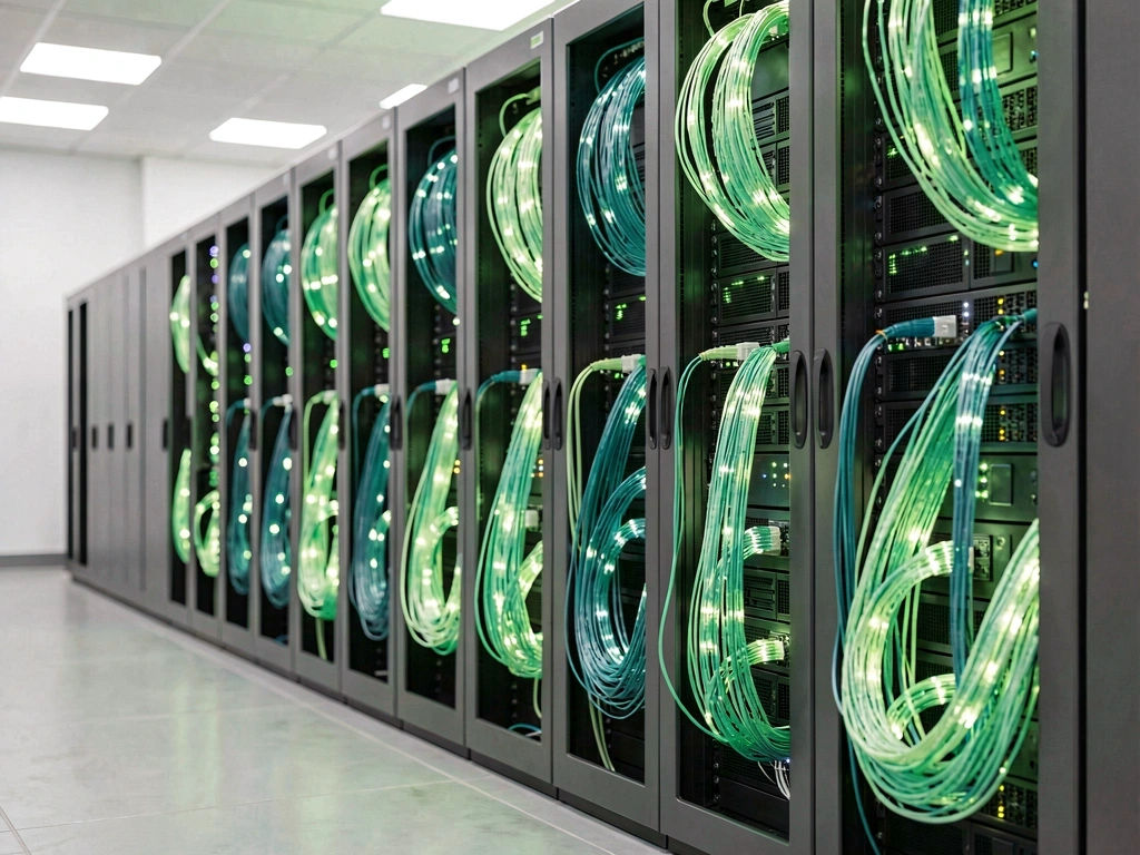 Server infrastructure representing data automation
